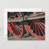 Lokomotivräder Postkarte (Vorne/Hinten)