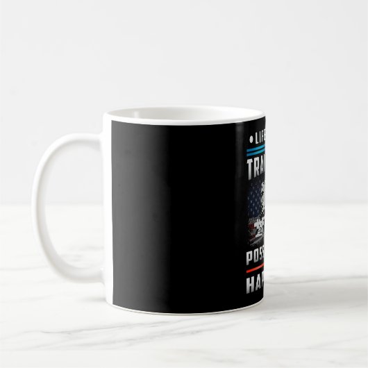 Lokomotivzug Eisenbahn Züge Witziges Geschenk Kaffeetasse (Links)