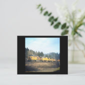 Lokomotivzug Postkarte (Stehend Vorderseite)