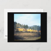 Lokomotivzug Postkarte (Vorne/Hinten)