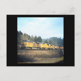 Lokomotivzug Postkarte