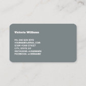 Loktiker Visitenkarte (Rückseite)