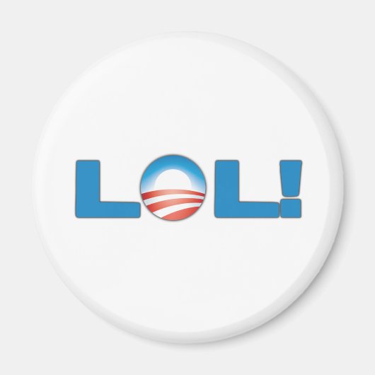 LOL Anti Obama Magnet (Vorne)