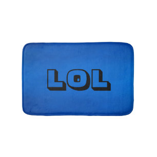 LOL Blau und Schwarz Badewanne Badezimmer Dekorati Badematte