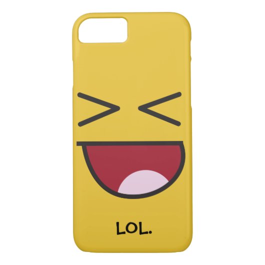 LOL emoji Case-Mate iPhone Hülle (Rückseite)