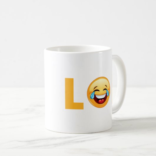 LOL EMOJI KAFFEETASSE (VorderseiteRechts)
