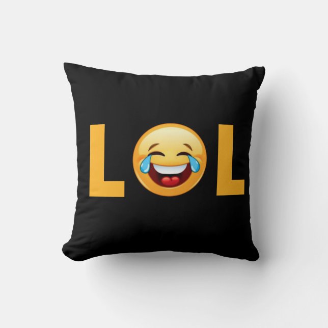 LOL EMOJI KISSEN (Vorderseite)