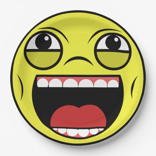 LOL Face Pappteller (Vorderseite)