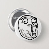 lol Gesicht meme Spaß rofl omg omfg Button (Vorne & Hinten)