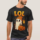 LOL Ghost Halloween T-Shirt | Cute Spooky Pumpkin  (Vorderseite)