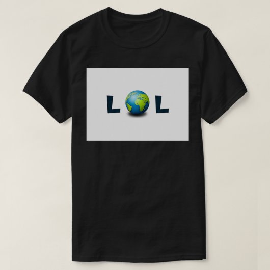 LOL itx27s Flat Earth T-Shirt (Design vorne)