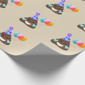 Lol kacken Emoji Geschenkpapier (Ecke)