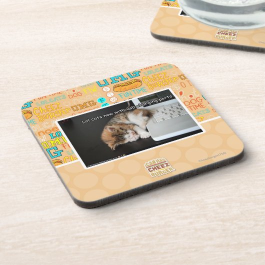 Lol Katzen mit USB Getränkeuntersetzer (Linke Seite)