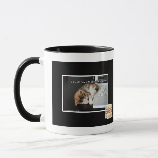 Lol Katzen mit USB Tasse (Links)