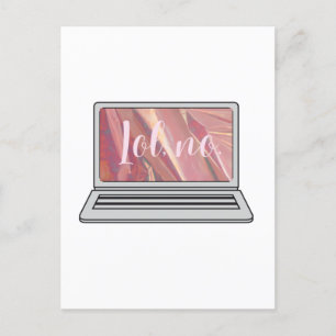 Lol, kein menschliches Design Postkarte