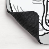 LOL Lachen-heraus lautes Raserei-Gesicht Meme Mousepad (Ecke)