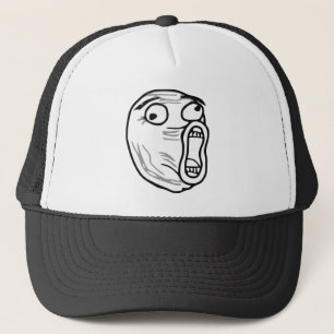 LOL Lachen-heraus lautes Raserei-Gesicht Meme Truckerkappe