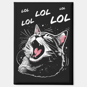 LOL Lachende Katze Magnet