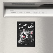 LOL Lachende Katze Magnet (In Situ (Geschirrspüler))