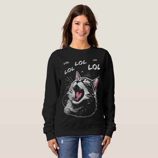 LOL Laughing Cat Sweatshirt (Vorne ganz)