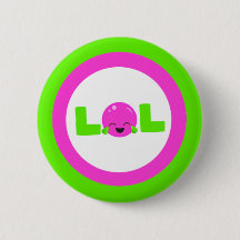 LOL Laughout Loud Lila Bright Green