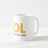 LOL - laut lachen Kaffeetasse (VorderseiteRechts)