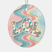 lol ~ Lichtwellen Keramik Ornament (Links)