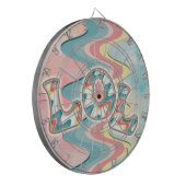 lol ~ Lichtwellen Keramik Ornament Dartscheibe (Vorderseite Links)