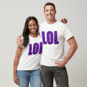 LOL lila T-Shirt (Unisex)