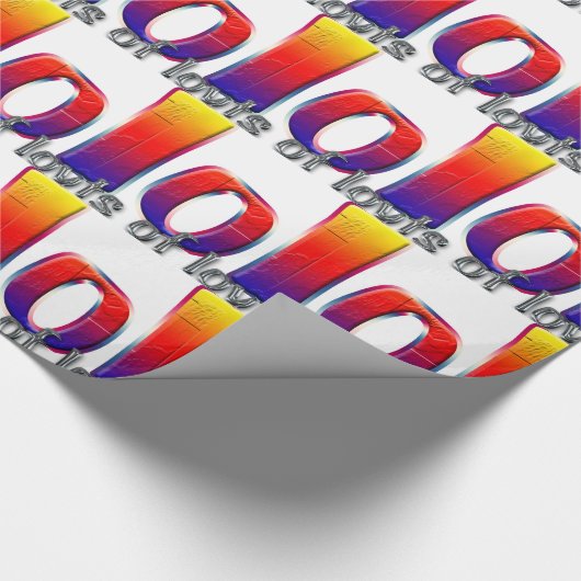 LOL (Lose Liebe) Geschenkpapier (Ecke)