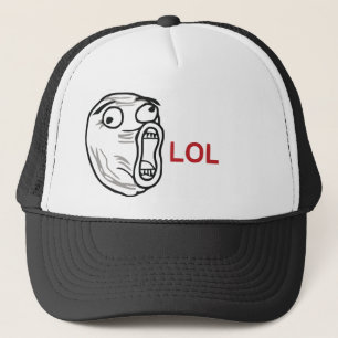 LOL meme Gesicht Truckerkappe