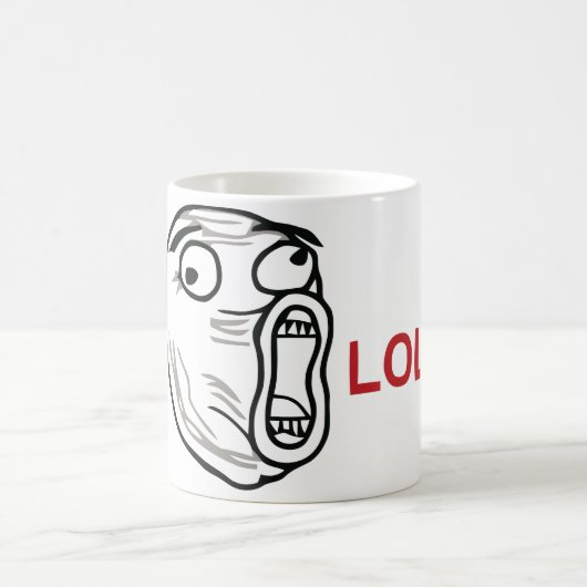 LOL meme Kaffeetasse (Mittel)