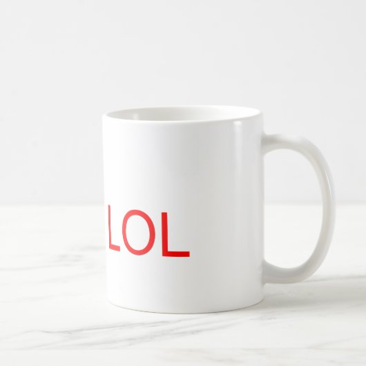 LOL - meme Kaffeetasse (Rechts)