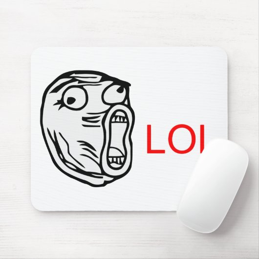 LOL - meme Mousepad (Mit Mouse)