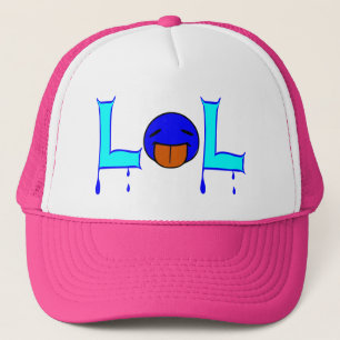 § ☺ LOL-Naughty Tongue Out Fun Trucker Hat ☺§ Truckerkappe