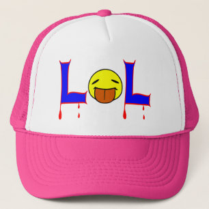 § ☺ LOL-Naughty Tongue Out Fun Trucker Hat ☺§ Truckerkappe