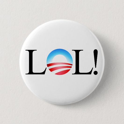 LOL Obama Knopf Button (Vorderseite)