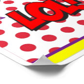 LOL Pop Art Poster (Ecke)