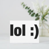 lol postkarte (Stehend Vorderseite)
