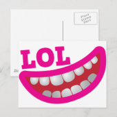 LOL POSTKARTE (Vorne/Hinten)