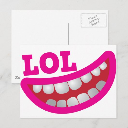LOL POSTKARTE (Vorne/Hinten)