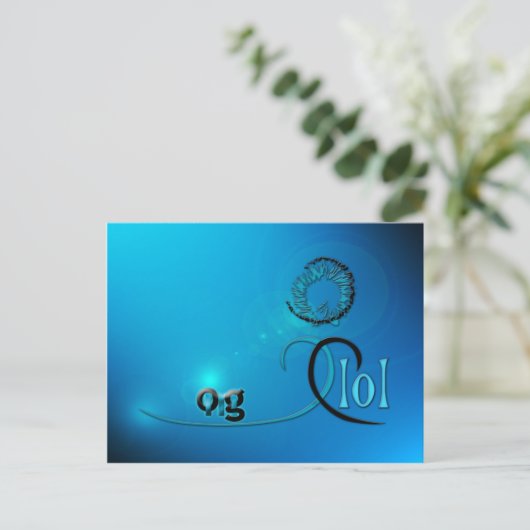 LOL! POSTKARTE (Stehend Vorderseite)