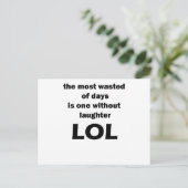 LOL POSTKARTE (Stehend Vorderseite)
