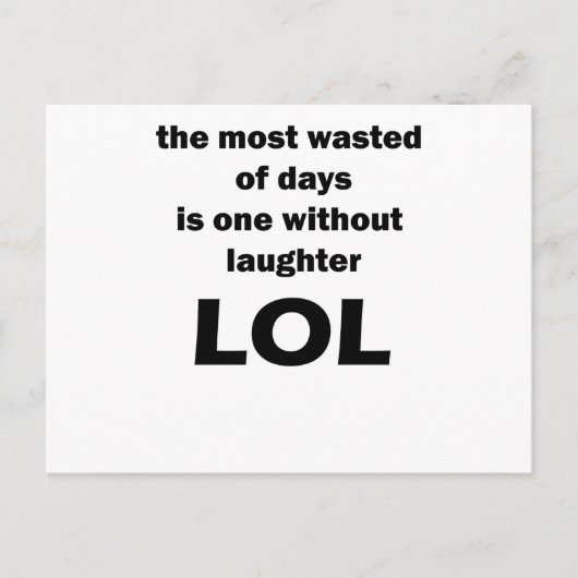 LOL POSTKARTE (Vorderseite)