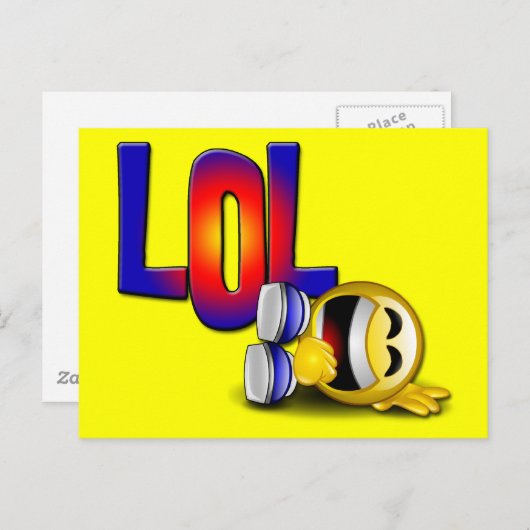 LOL POSTKARTE (Vorne/Hinten)
