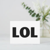 LOL POSTKARTE (Stehend Vorderseite)