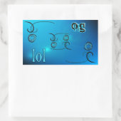 LOL! RECHTECKIGER AUFKLEBER (Tasche)