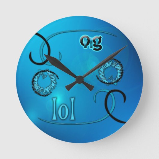 LOL! RUNDE WANDUHR (Vorderseite)
