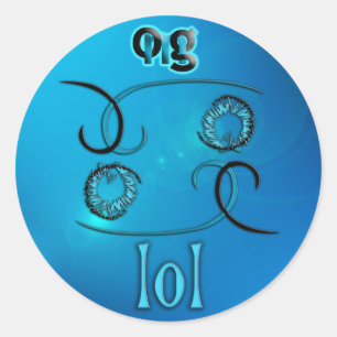 LOL! RUNDER AUFKLEBER