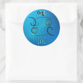 LOL! RUNDER AUFKLEBER (Tasche)